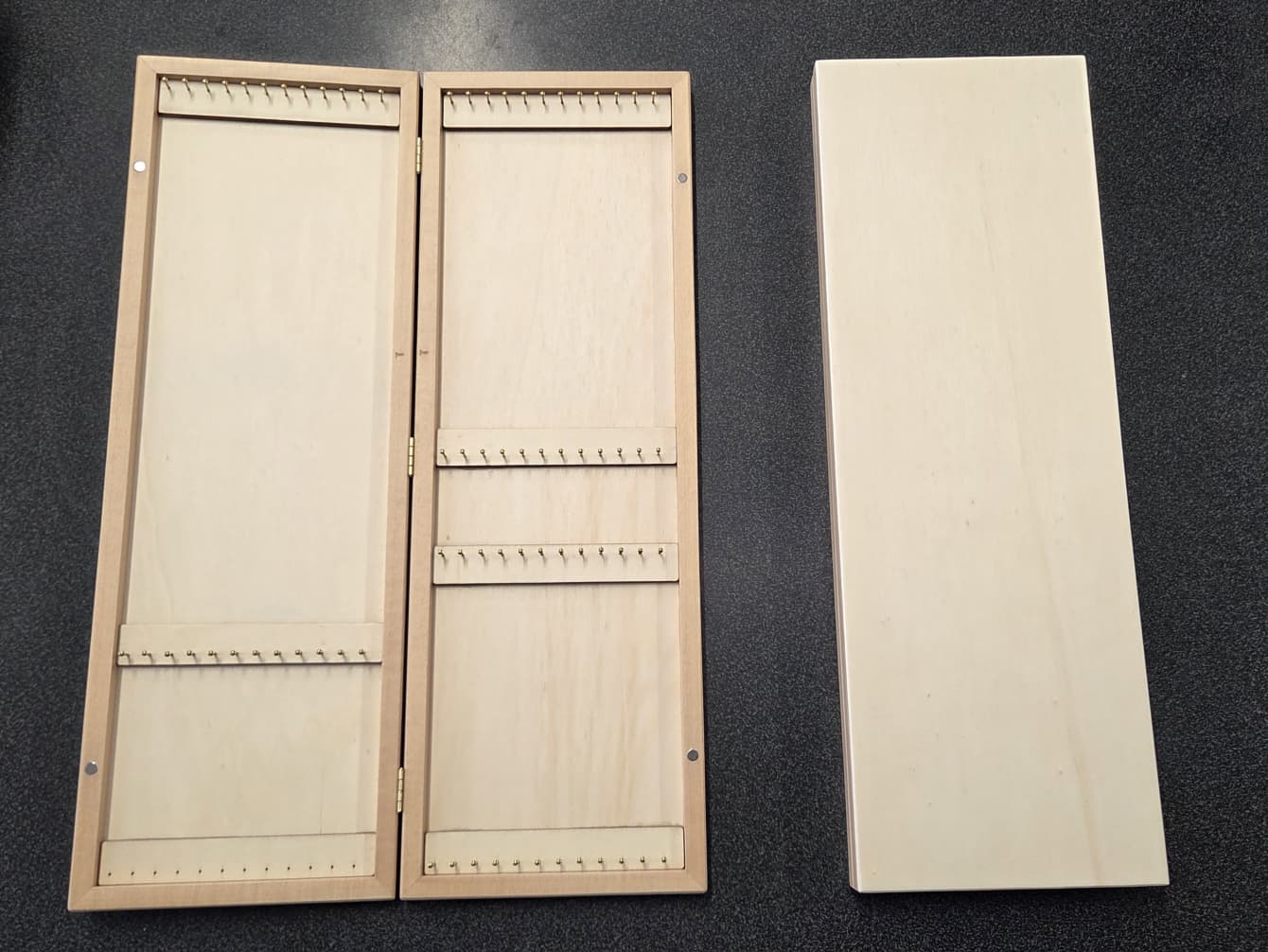 Cassetta porta finali in legno 15+20+30 cm