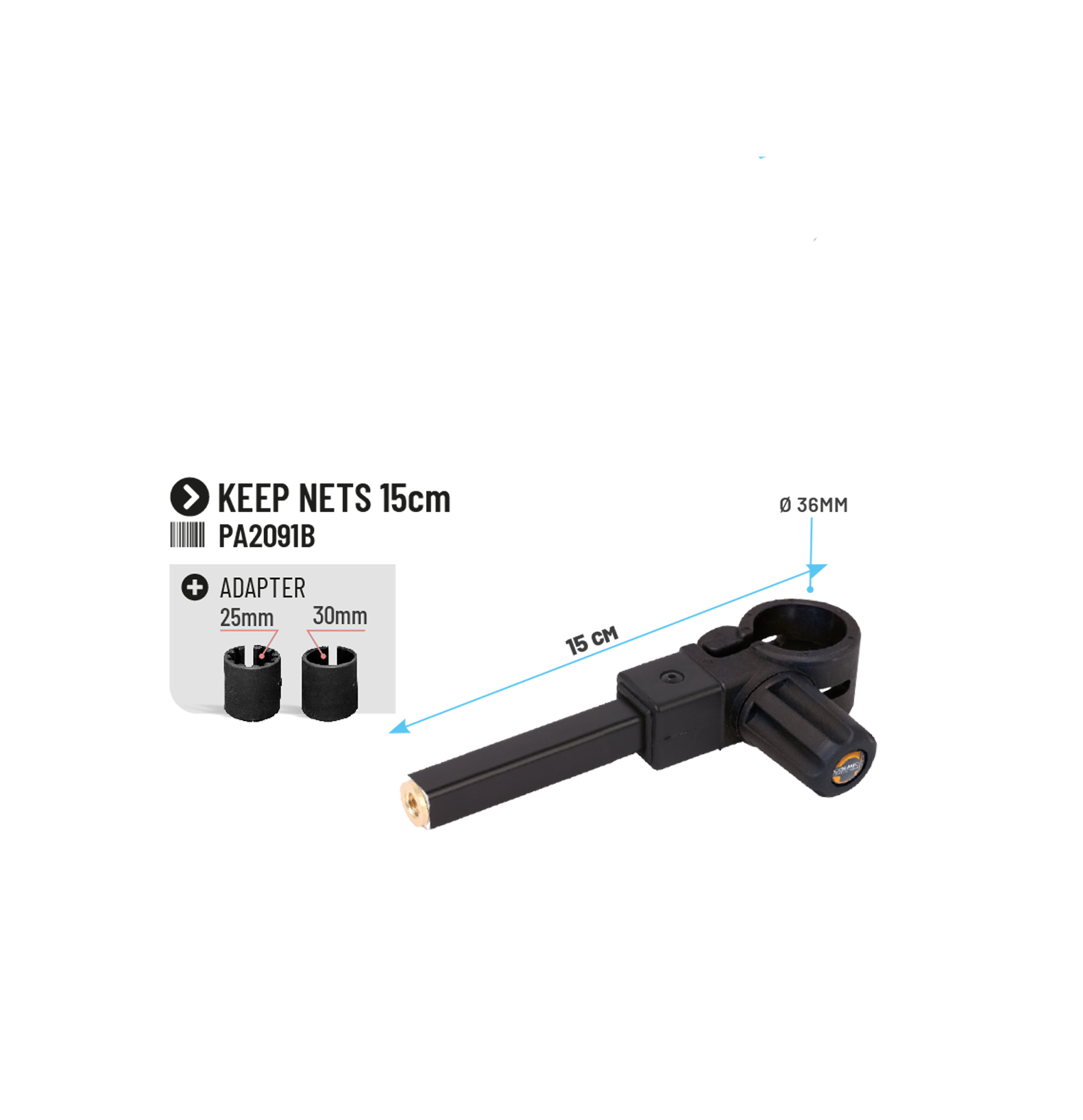 KEEPNET CONNECTOR PER PEDANA