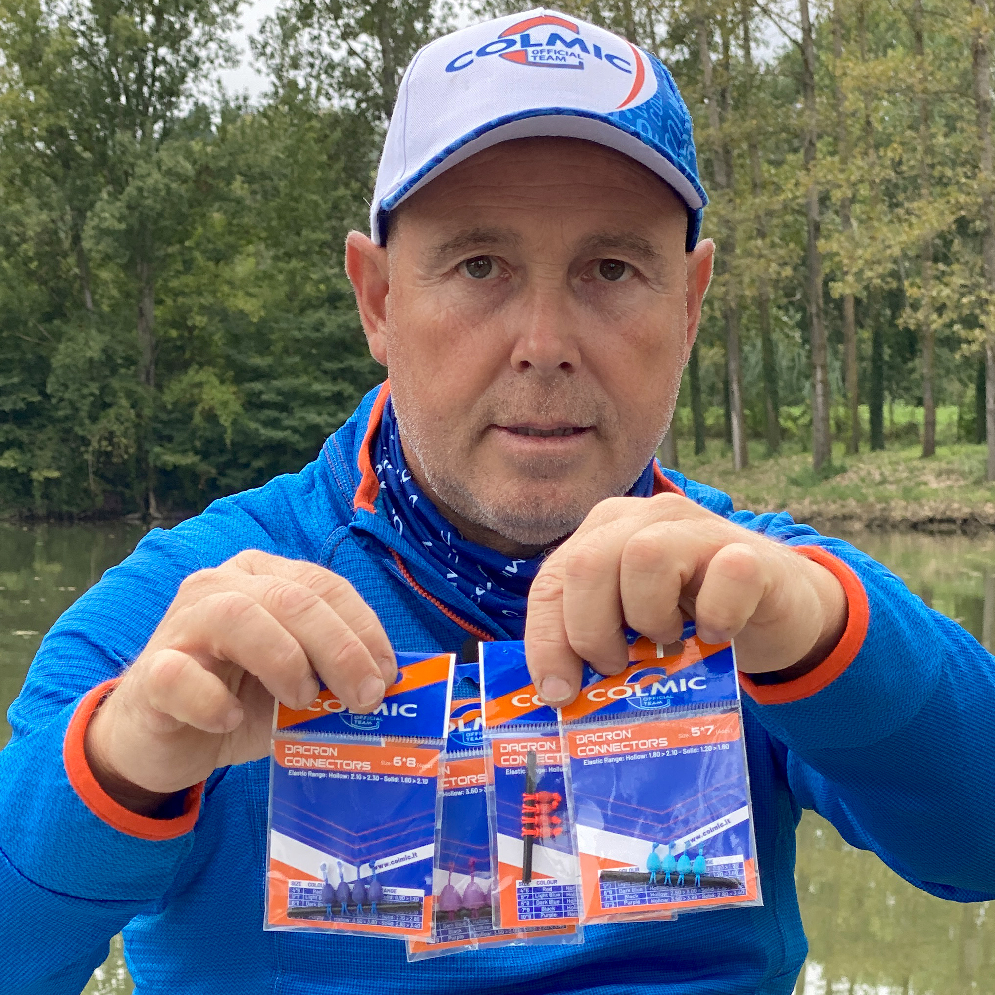 DACRON CONNETORS: SMALL 4*6mm (RED)