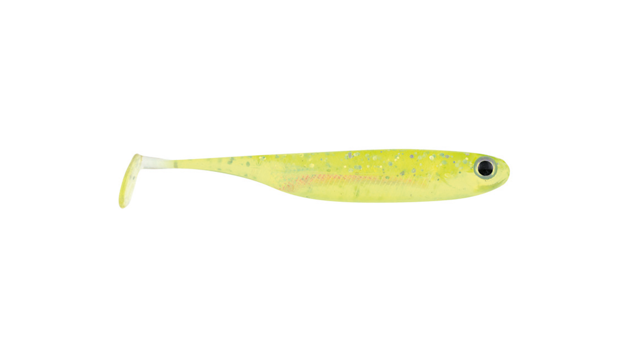 MIRROR SHAD 3.2'' (Ghost Chartreuse)