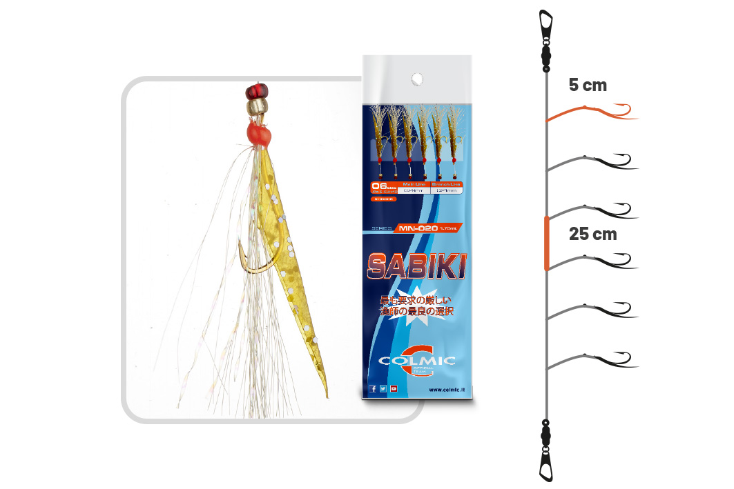 SABIKI MN-020 1.75 mt 6 ami