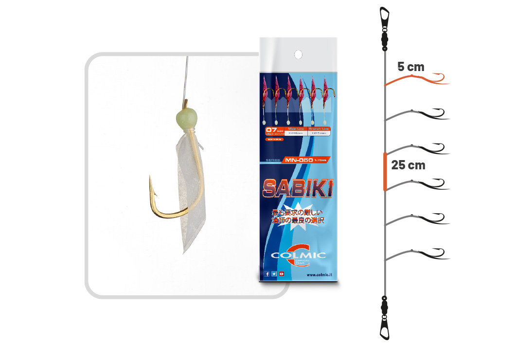 SABIKI MN050 1.75 mt 6 ami