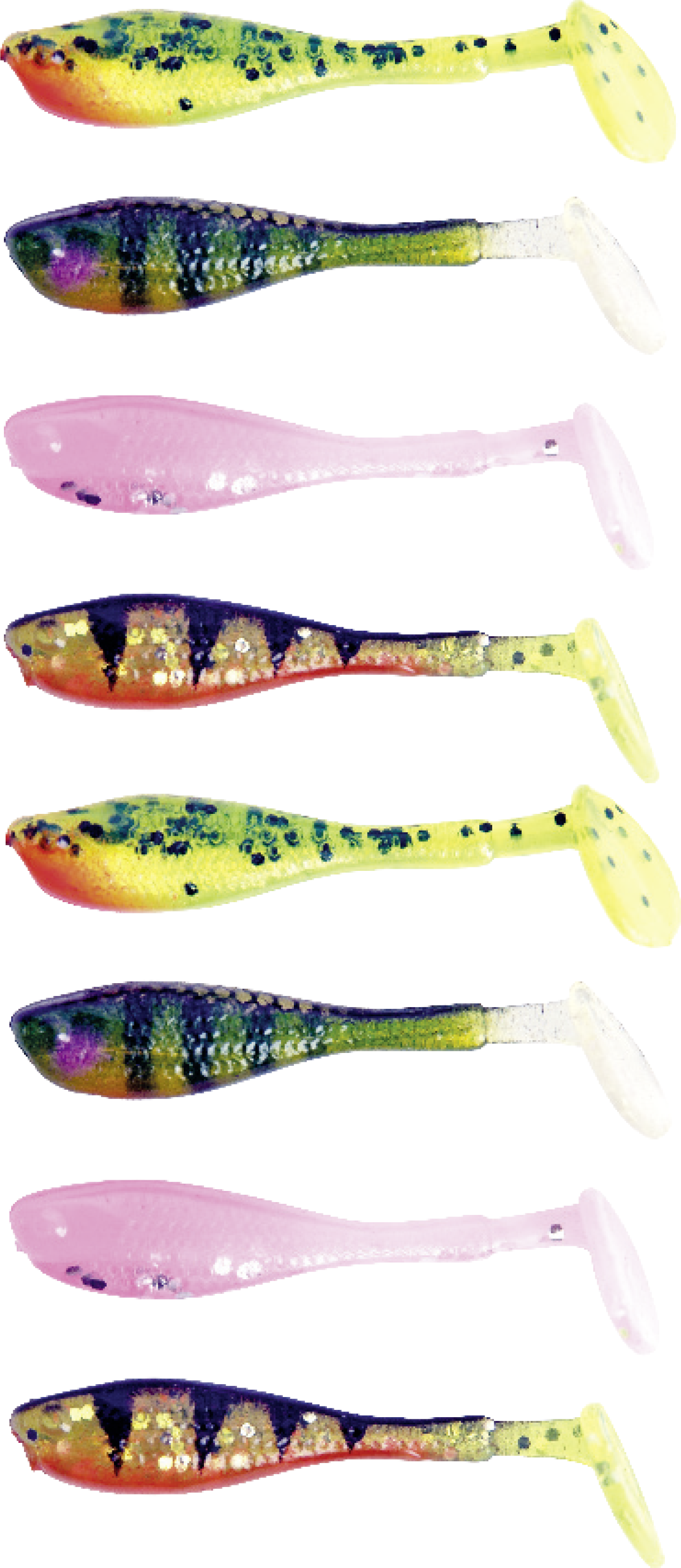Fox Rage Micro Fry Mixed Colour Lure Pack