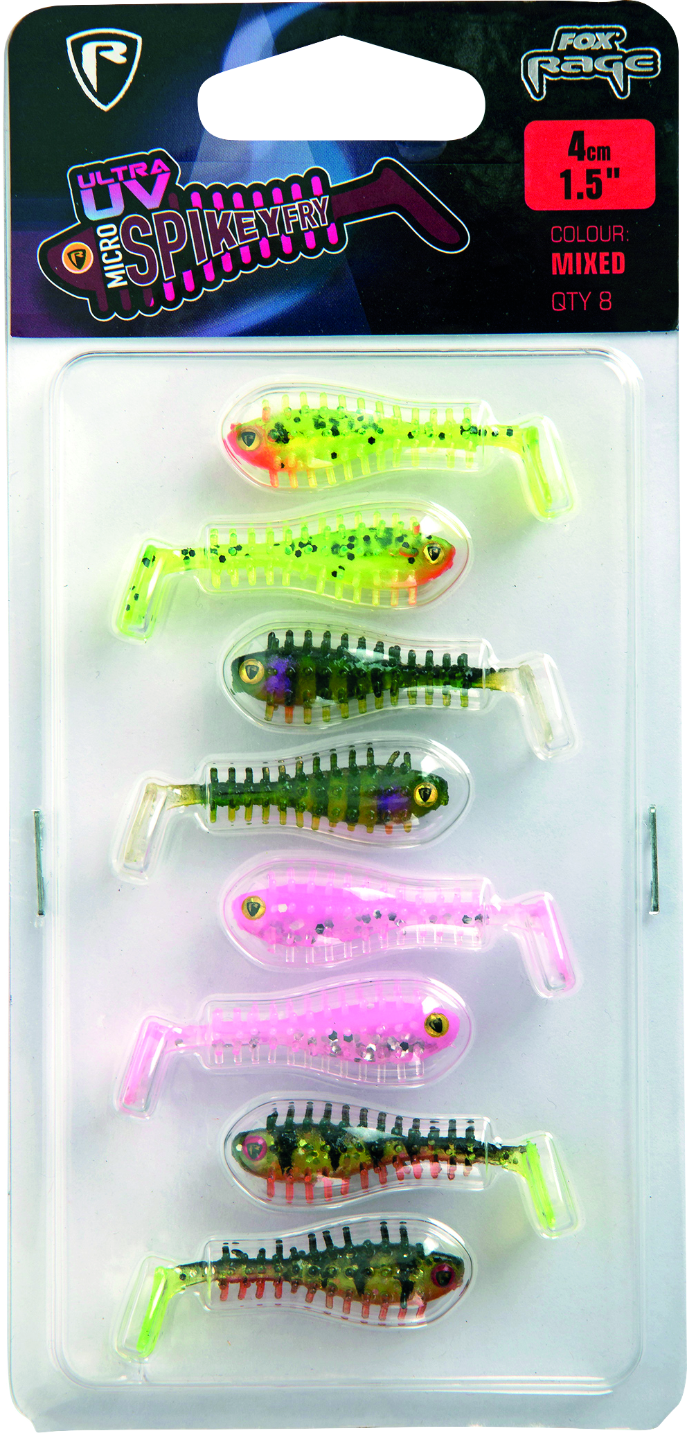 MICRO SPIKEY FRY 4 cm MIXED