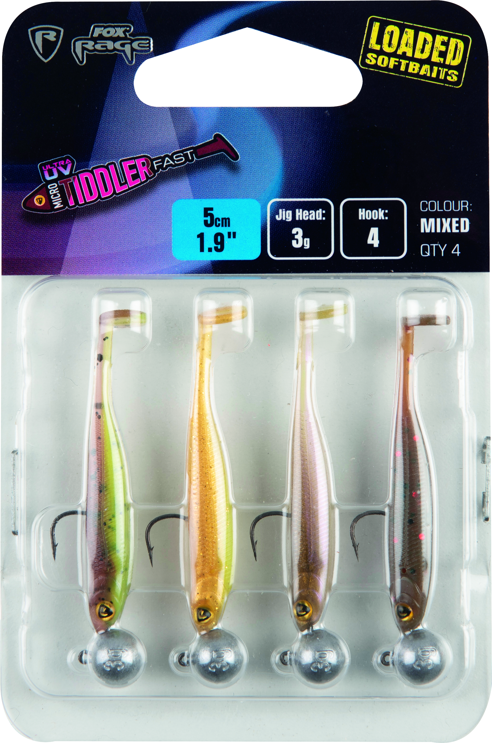 MICRO TIDDLER FAST MIXED UV COLOUR PACK LOADED