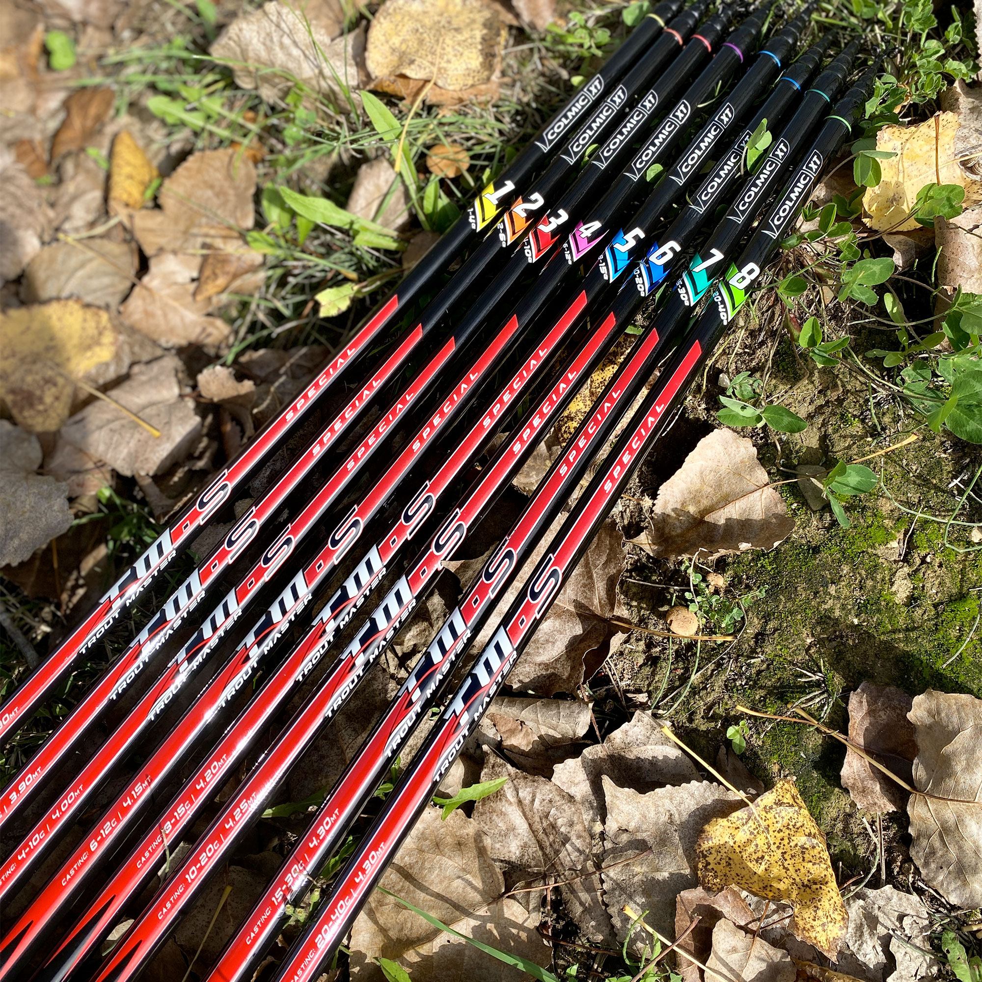 Canna TMS Az.4 (6-12 gr - 4,15 mt) Mulinello Taslon 3000 imbobinato con filo 0,18 mm