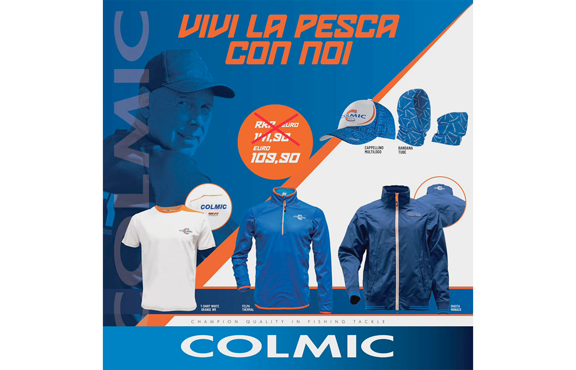 PACCHETTO COLMIC VIVI LA PESCA CON NOI €90