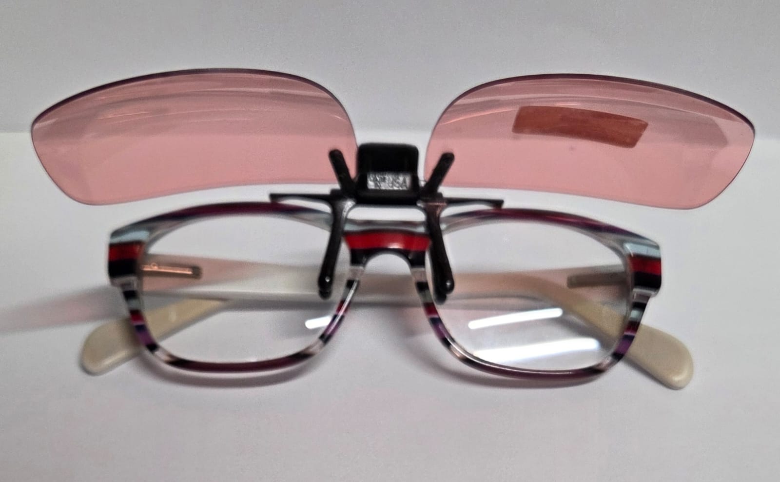 CLIP CON LENTI POLARIZZATE FLIP-UP PINK