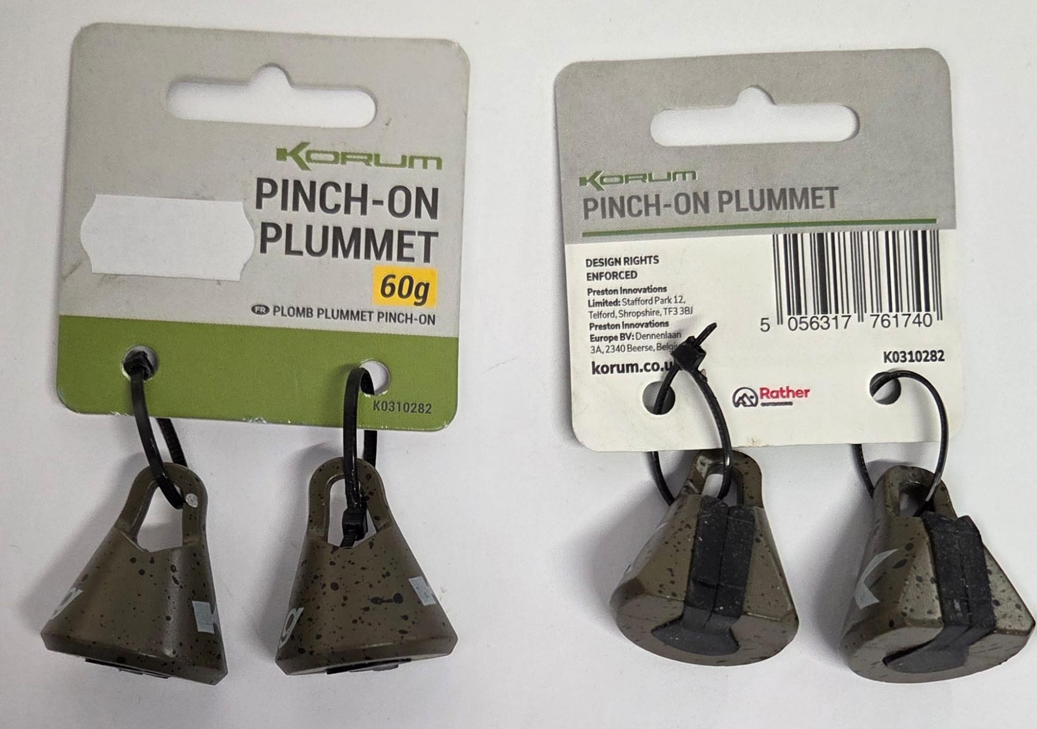 PINCH-ON PLUMMET 60 gr